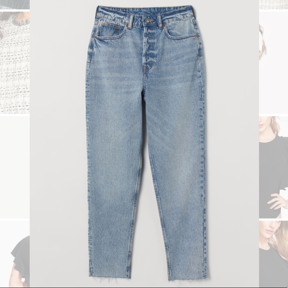 Slim Mom High Ankle Jeans